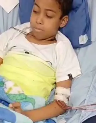 Felipe em tratamento