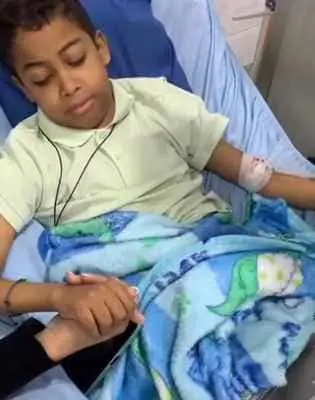 Felipe em tratamento